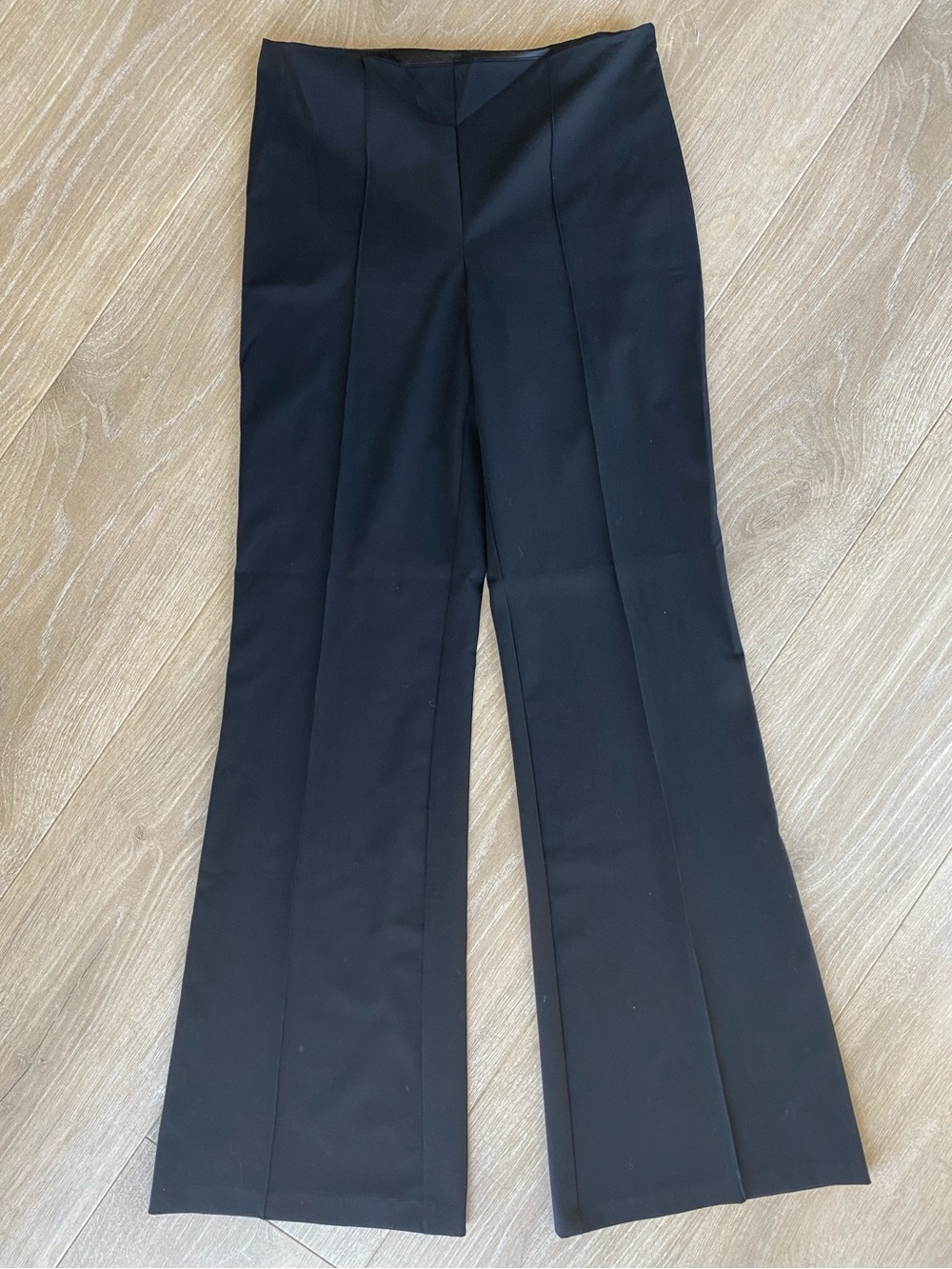 Bebe Black Tailored Pleated Dress Trouser Pants Size 6
